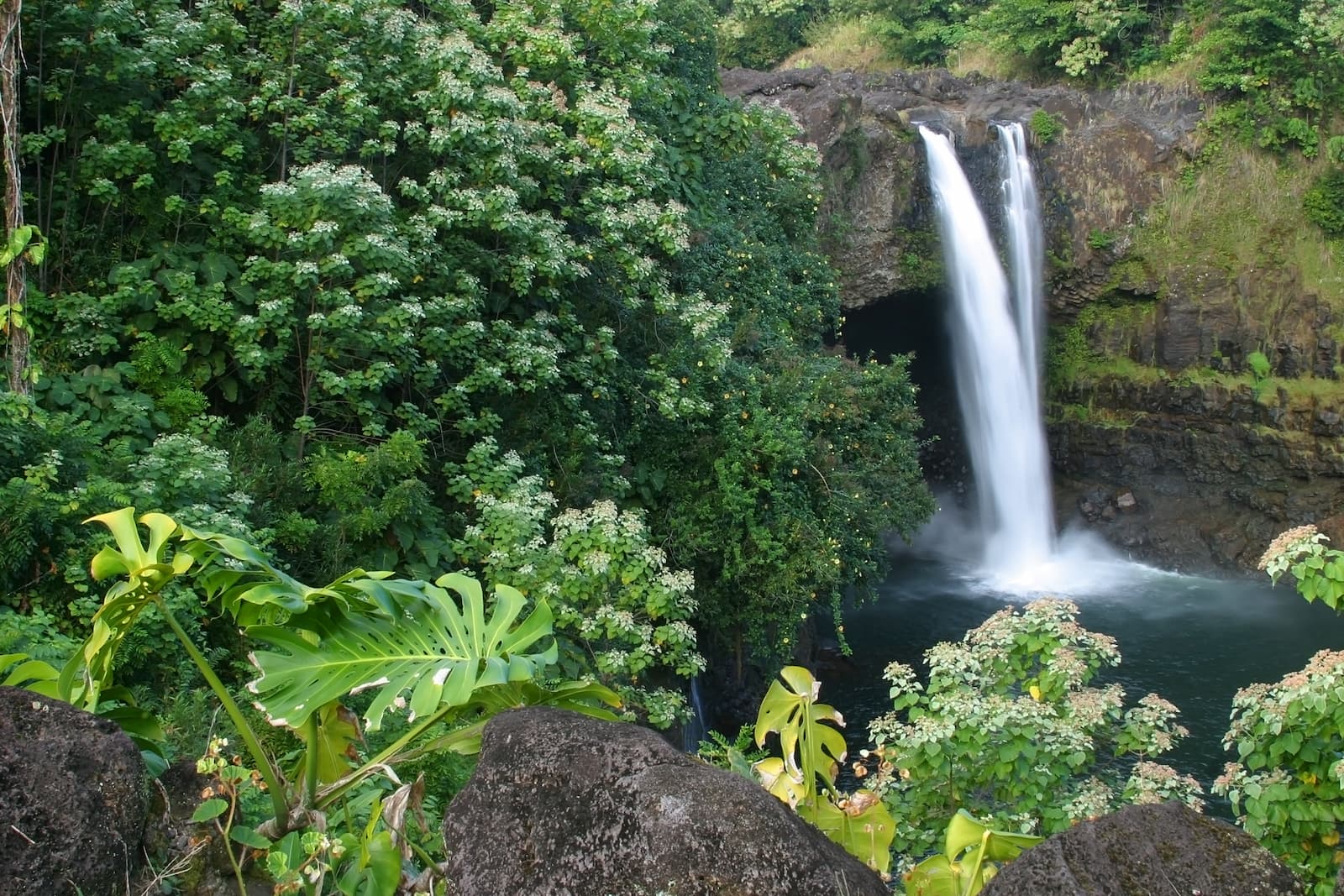 big island waterfall